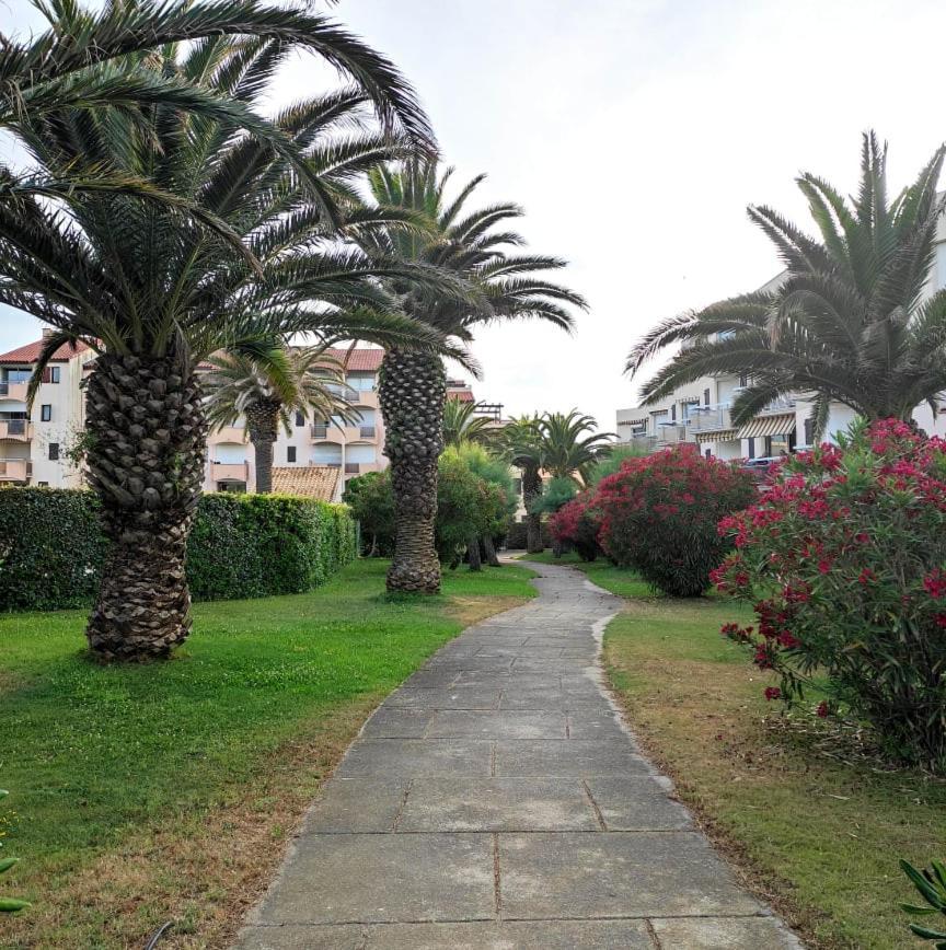 Les Capitelles 5 - Acces Direct A La Plage Depuis Le Jardin - T2 Avec Cabine - 6 Pers - Jardin - Piscine - Parking Saint-Cyprien  Dış mekan fotoğraf